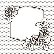 Frame temlate for a card