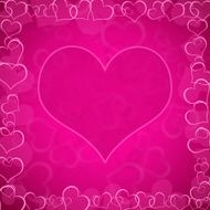 pink valentine&#039;s background with hearts N2