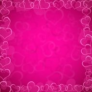pink valentine&#039;s background with hearts N3