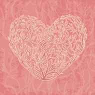 gentle pink heart