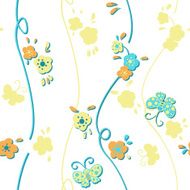 Vivid repeating floral N29