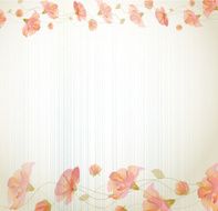 vector vintage background with flowers N2