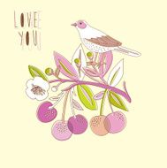 Love You card design
