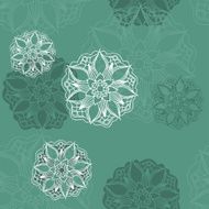 Ornate floral seamless texture endless pattern with flowers N6