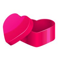 pink heart box