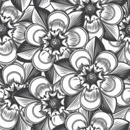 Vintage floral pattern N19