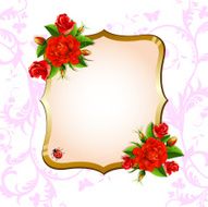 Background with roses N5