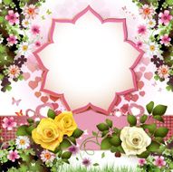 Background with butterflies N11