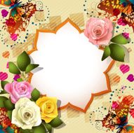 Background with butterflies N12