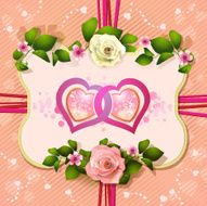 Hearts over mirror