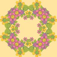 Seamless Pattern with floral ornament N111