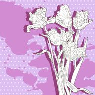 Bouquet of tulips N2