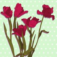 Bouquet of tulips N3