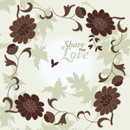 Love Flowers Card