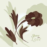Love Flowers Card N4