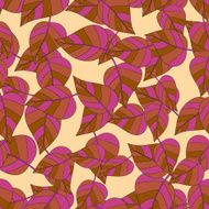 Seamless The leaves and branches N7