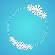 floral frame N172