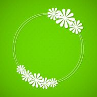 floral frame N173