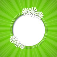 floral frame N174