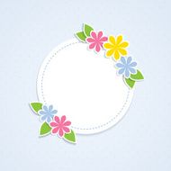 floral frame N176