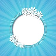 floral frame N178