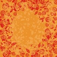 Summer roses background