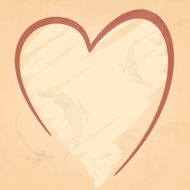 grunge heart background N6