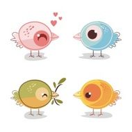cute birds set N2