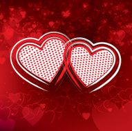 Background with heart N6