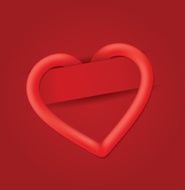 Red Valentine card N2