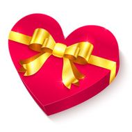 Valentines day 3D heart gift box