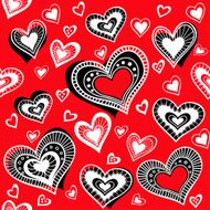 Pattern Hearts 2