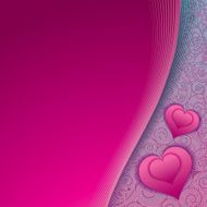 Valentine&#039;s or Wedding Card Vector N2