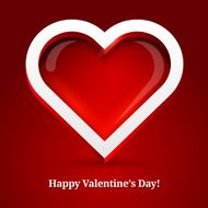 Glass Vector Heart