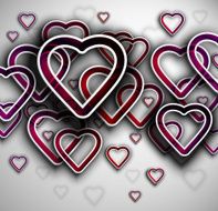Background with hearts N30