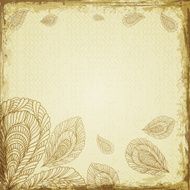 Vintage floral pattern N20