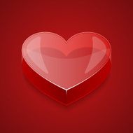 Glass Vector Heart N2