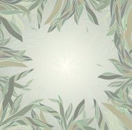 floral frame N179