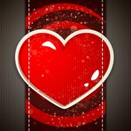 background with red heart