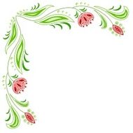 Floral frame 3