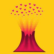 Love like volcano