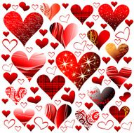 Set of hearts N15