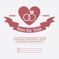 Wedding design over white background vector illustration N10