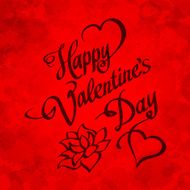 HAPPY VALENTINES DAY hand lettering - handmade calligraphy vector N11