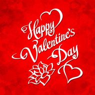 HAPPY VALENTINES DAY hand lettering - handmade calligraphy vector N14