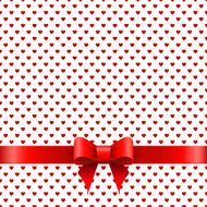 Background with red bow N3