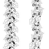 Graphic roses N7