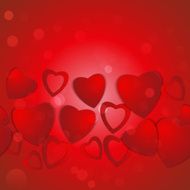 Valentines day Abstract paper hearts Love Valentine background with hearts N118