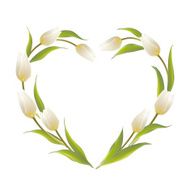 Tulip heart frame N4