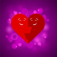 The two halves of the heart